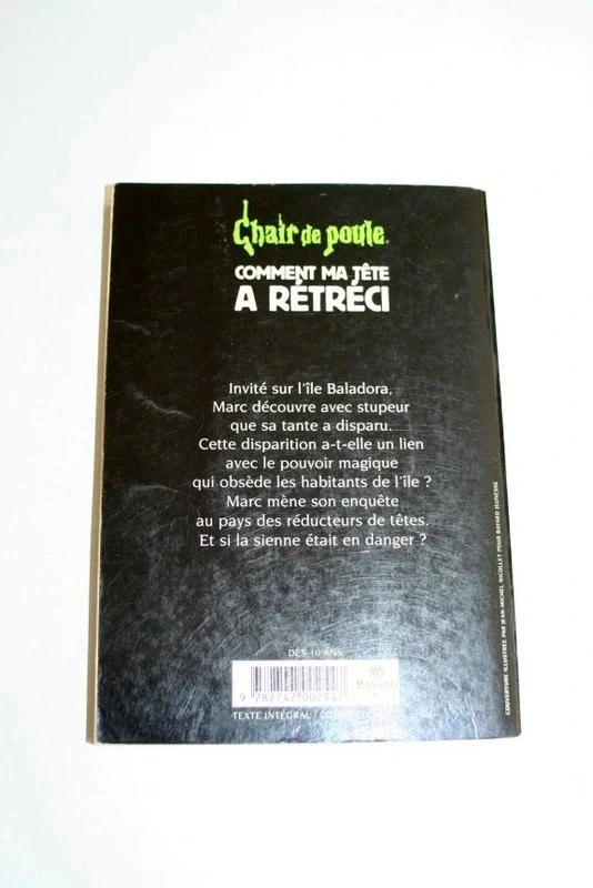 Chair de poule n°27 Como minha cabeça encolheu de R.L.Stine, Bayard – photo 2